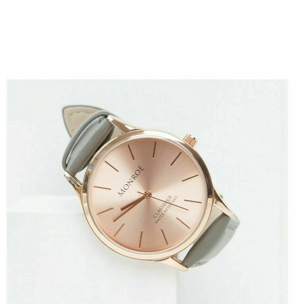 Monroé Classique Watch In Sunburst Solérose FabFitFun Summer 2022 Box